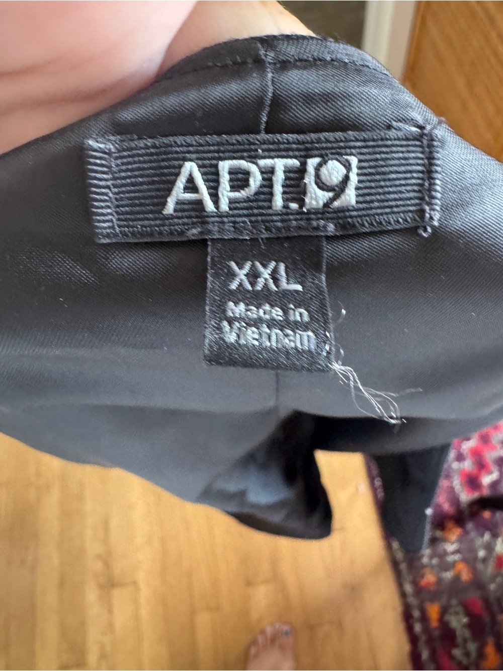 Apt. 9 Black Formal Dress Vest XXL Men’s Suit Waistcoat - Picture 3 of 4